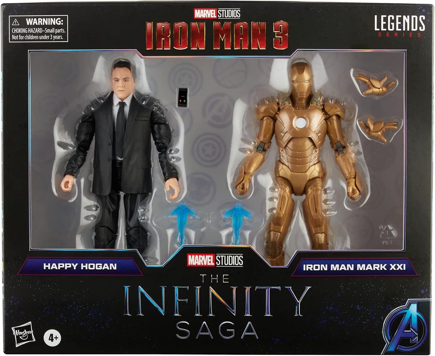 Detalle de Marvel マーベル・レジェンドシリーズ F01915L1 ハッピー・ホーガン&アイアンマン マーク21 2体セット