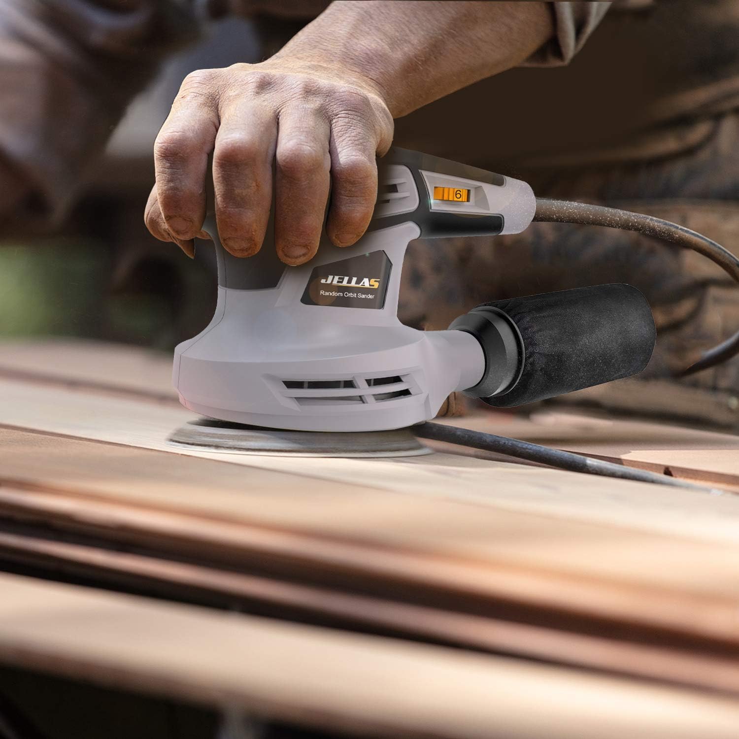 Thumbnail 6 de Jellas Orbital Sander 125mm 13000RPM