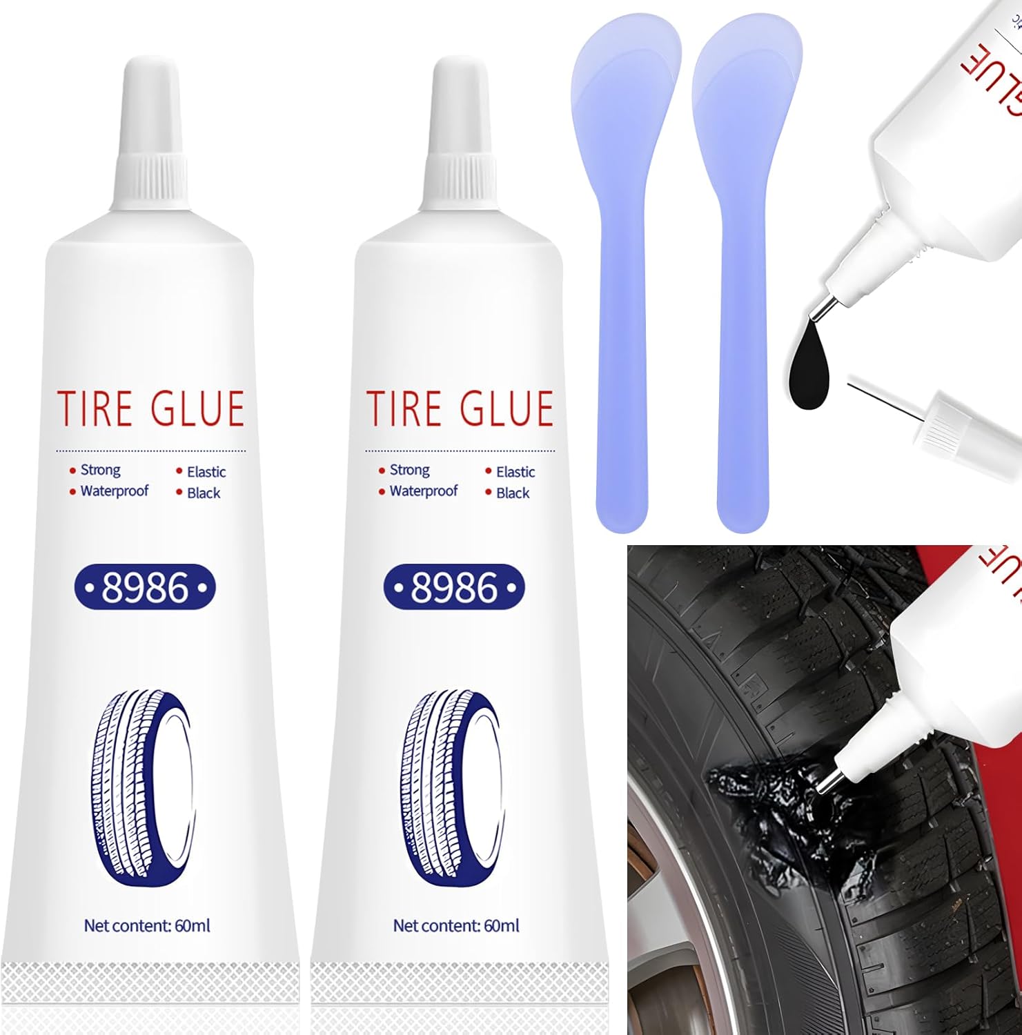 Detalle de SPINNE LUCAS 120ml Reifenkleber fĂĽr Reifenreparatur đź›