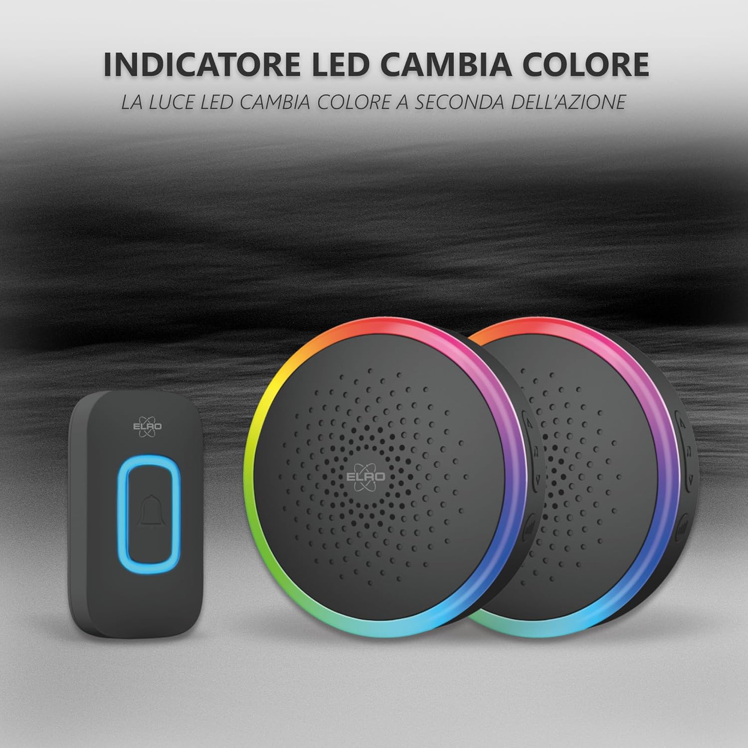 Thumbnail 1 de Elro DB5000-P1C2B Campanello Nero