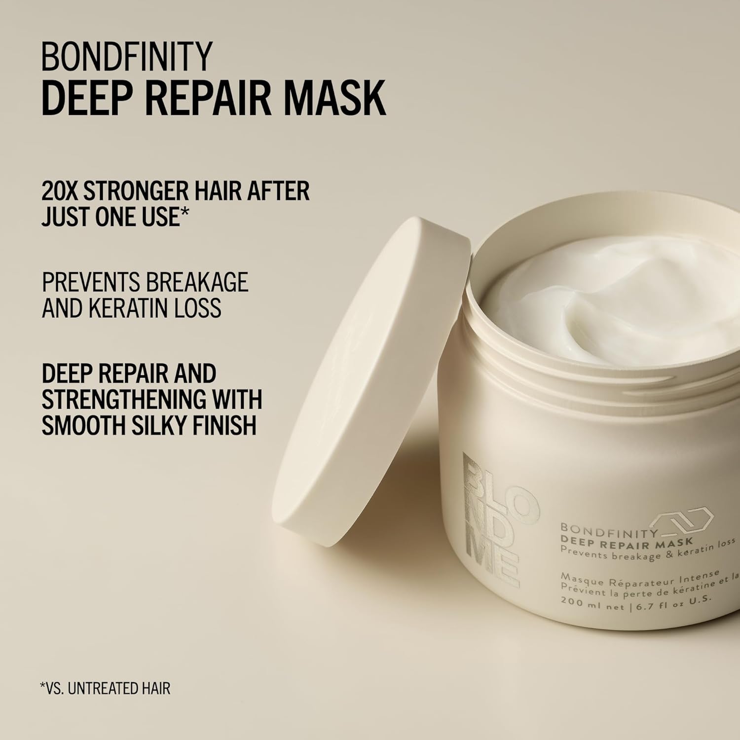 Thumbnail 2 de Schwarzkopf Professional BLONDME Bondfinity Deep Repair Mask (200 ml) for porous, bleached blonde hair