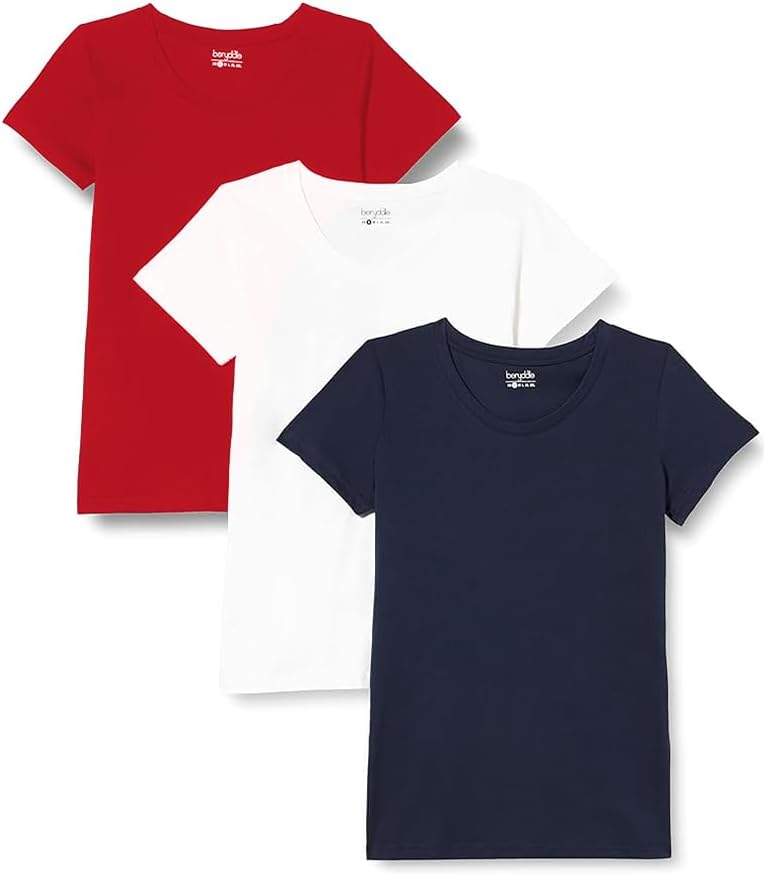 Detalle 2 de berydale Basic Rundhals T-Shirts 180 g/m²