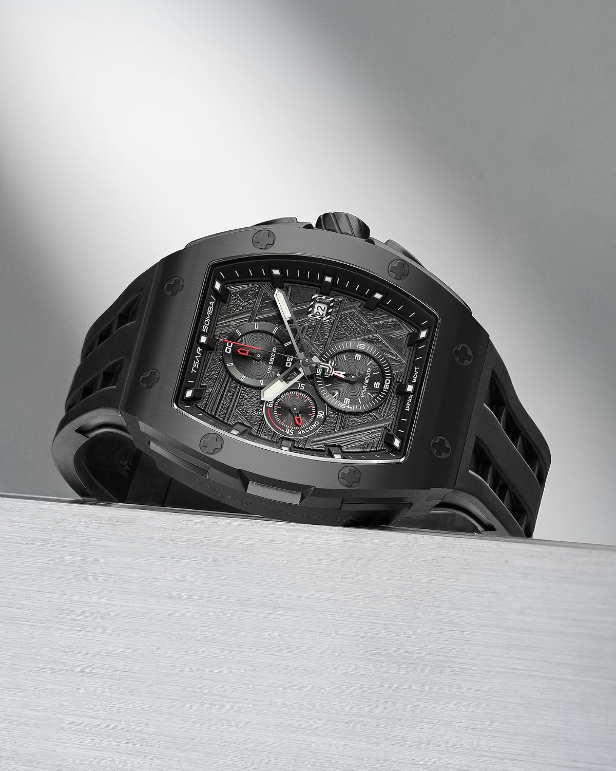 Thumbnail 3 de TSAR BOMBA Orologio Uomo Tonneau Design