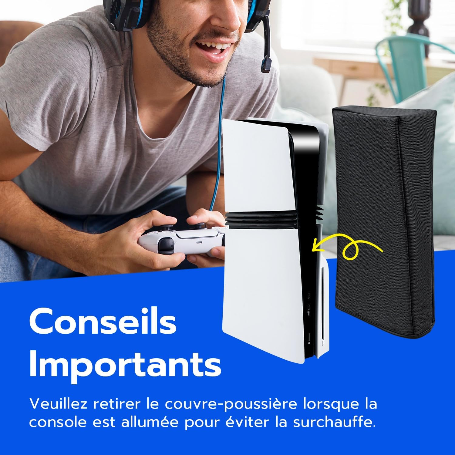 Thumbnail 6 de Wigearss Housse anti-poussière PS5 Pro
