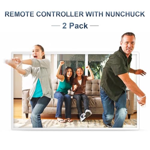Detalle de FASIGO Remote Controller with Nunchuck for Nintendo Wii/Wii U