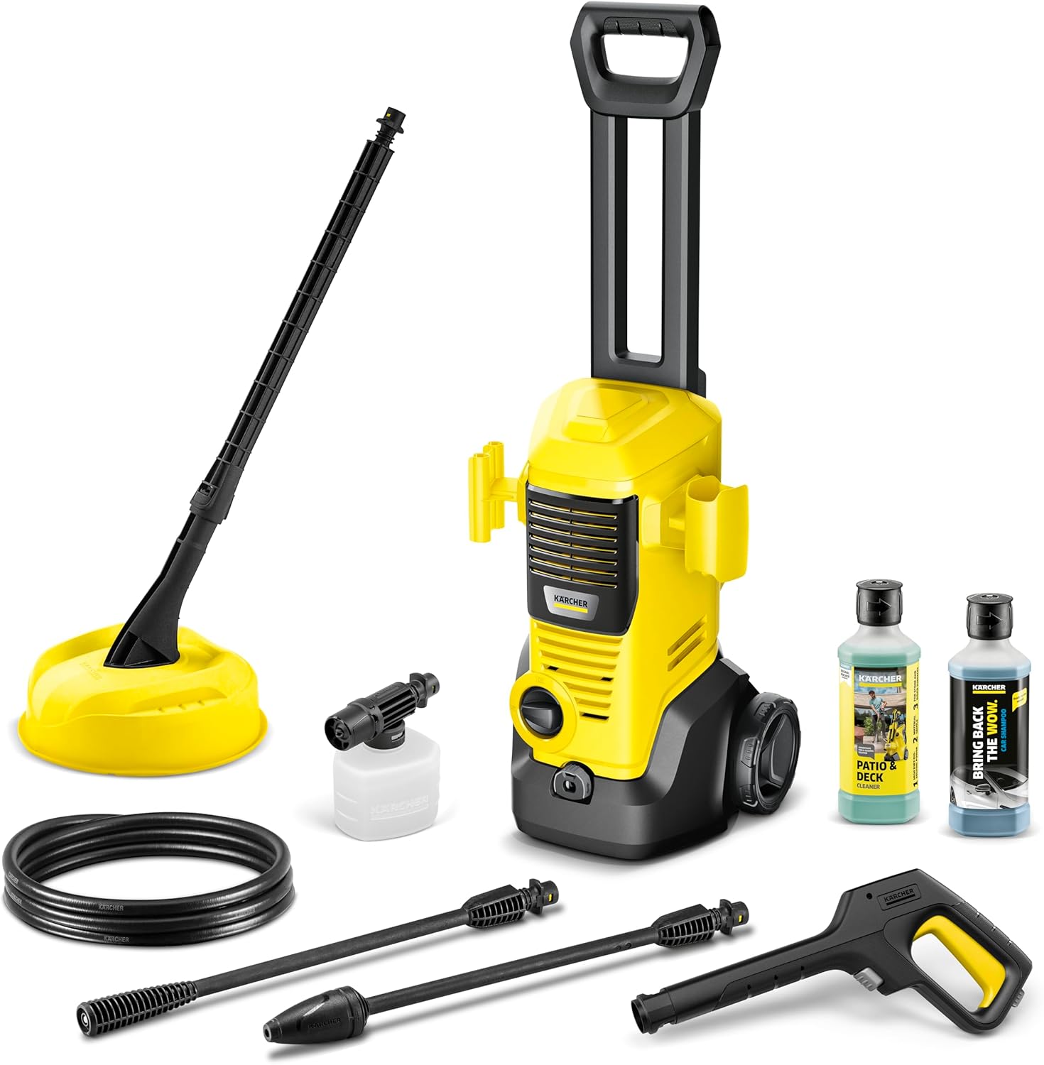Kärcher Hochdruckreiniger K 2 Premium FJ Home (K2 Premium FJ Home Kit) – bis 110 bar, 360 l/h