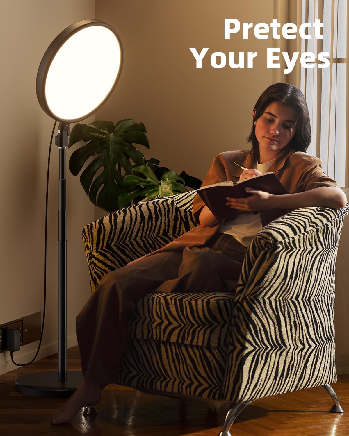 Thumbnail 6 de TODI Large Ring Light with 79" Stand – 6500K Full-Screen LED Ring Light for TikTok, YouTube, Makeup & Photography
