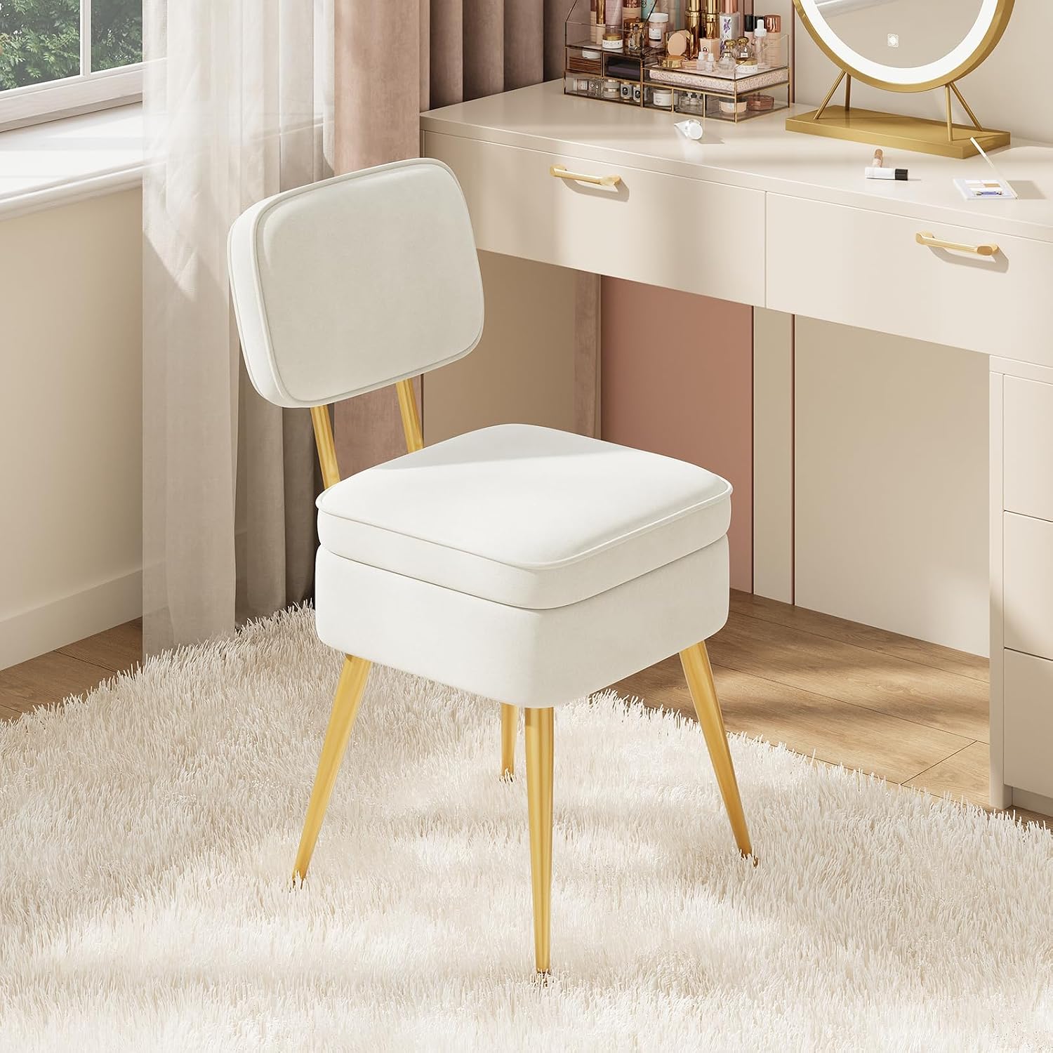 Thumbnail 6 de MALOL Velvet Vanity Chair