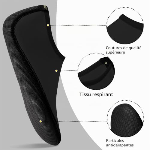 Detalle 2 de Chaussettes d'eau Unisex Unbelay Uncle Paul – Chaussures d’eau et chaussettes de yoga d’intérieur, taille XXL