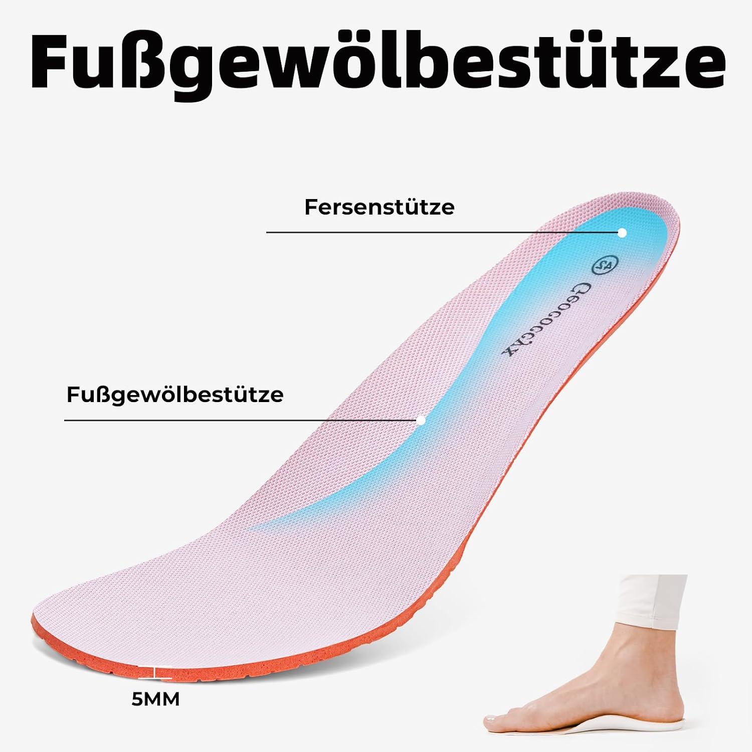 Thumbnail 4 de Geococcyx Sportschuhe Herren Breite Zehenbox Sneaker
