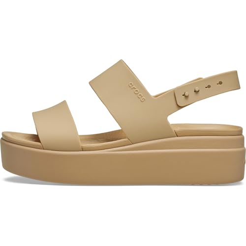 Thumbnail 6 de Crocs Brooklyn Low Wedge for Women – Cashew, UK Size 3 (Women)