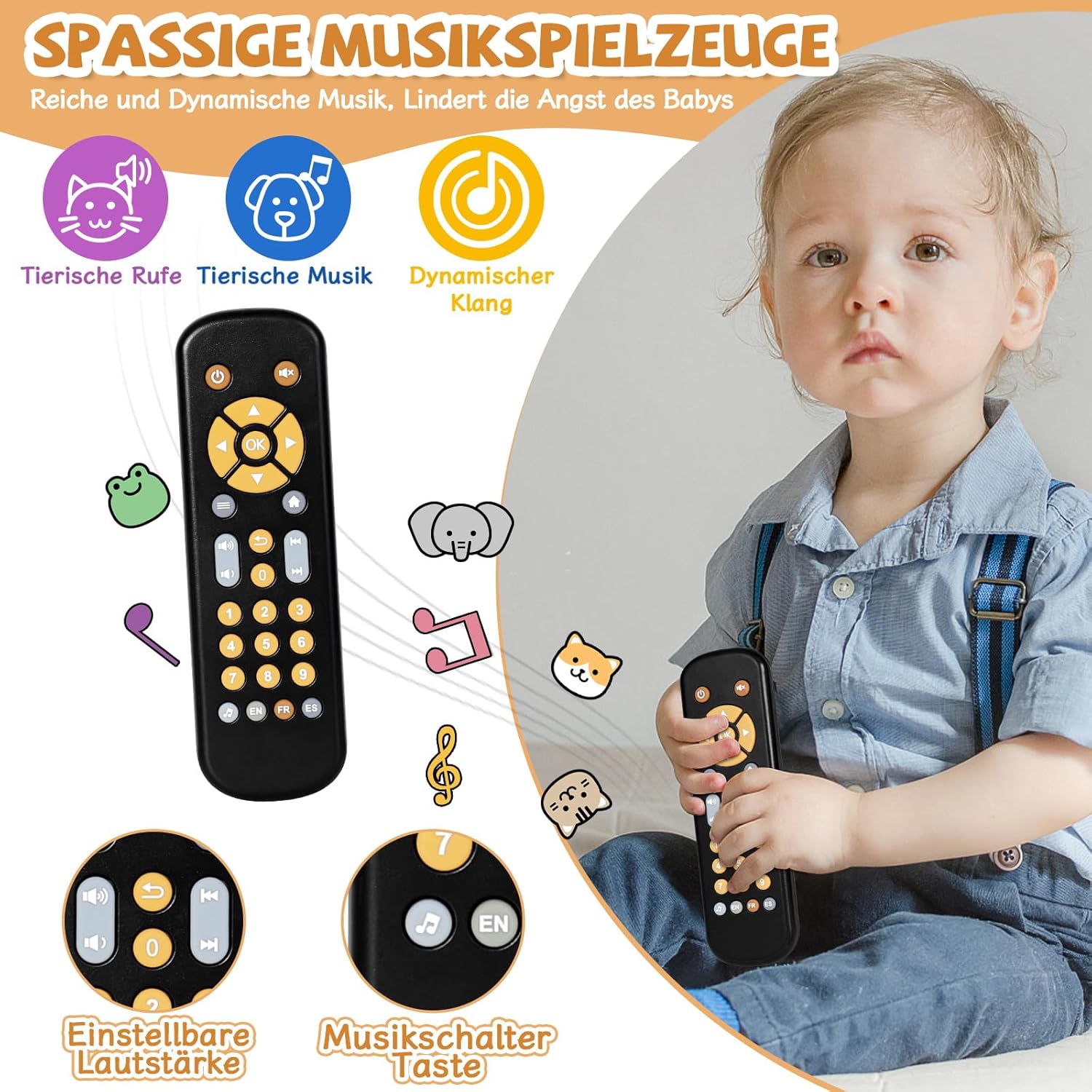Thumbnail 2 de Orzbow Baby Musik Spielzeug 6 Monate