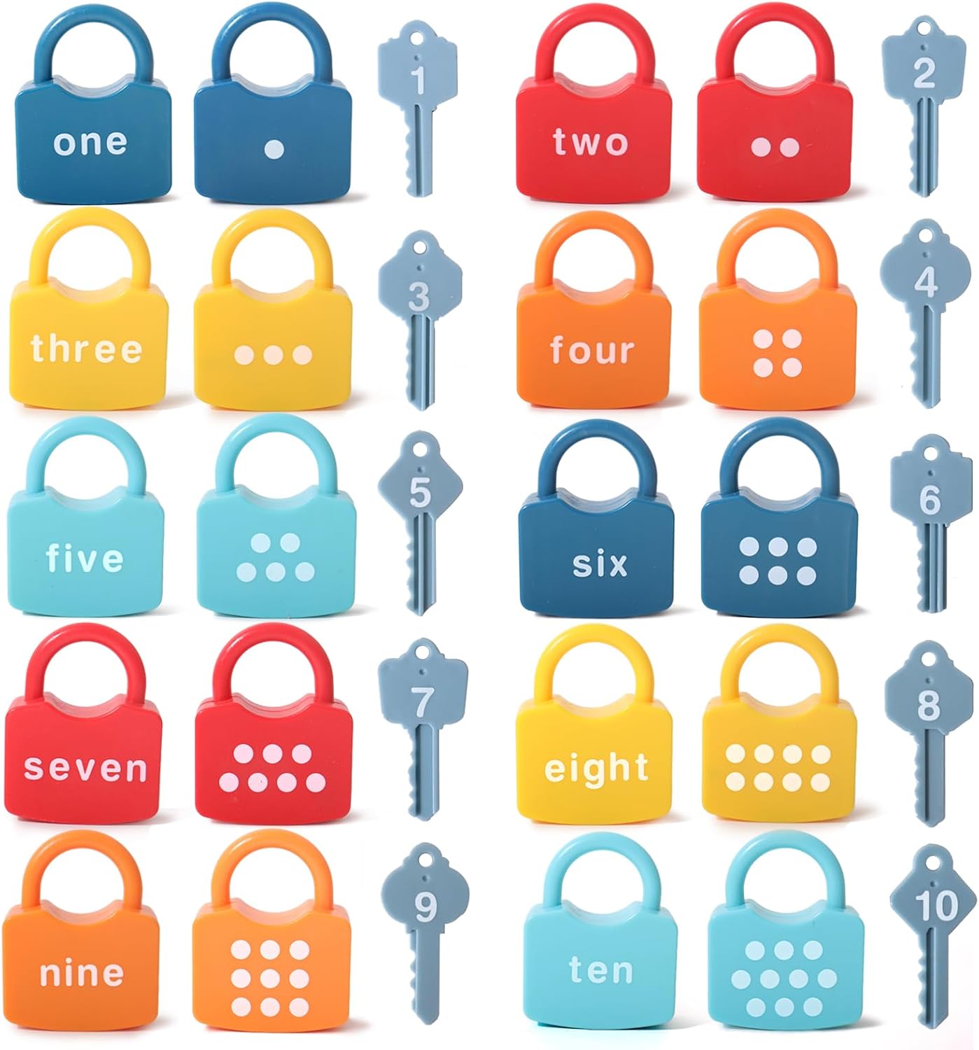 Thumbnail 1 de Dinhon Kids Learning Locks Ages 3-5