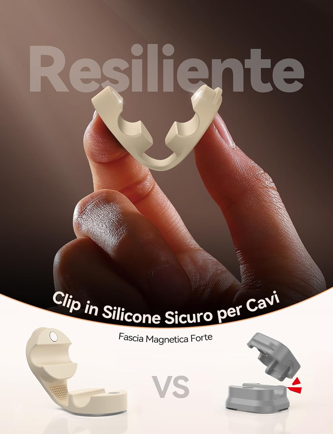Thumbnail 1 de FLYLEAD 8 Pezzi Organizzatore Cavi in Silicone