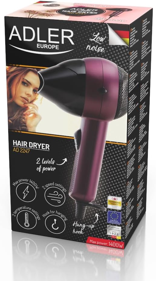 Thumbnail 3 de Adler AD 2247 secador de viaje 1400W