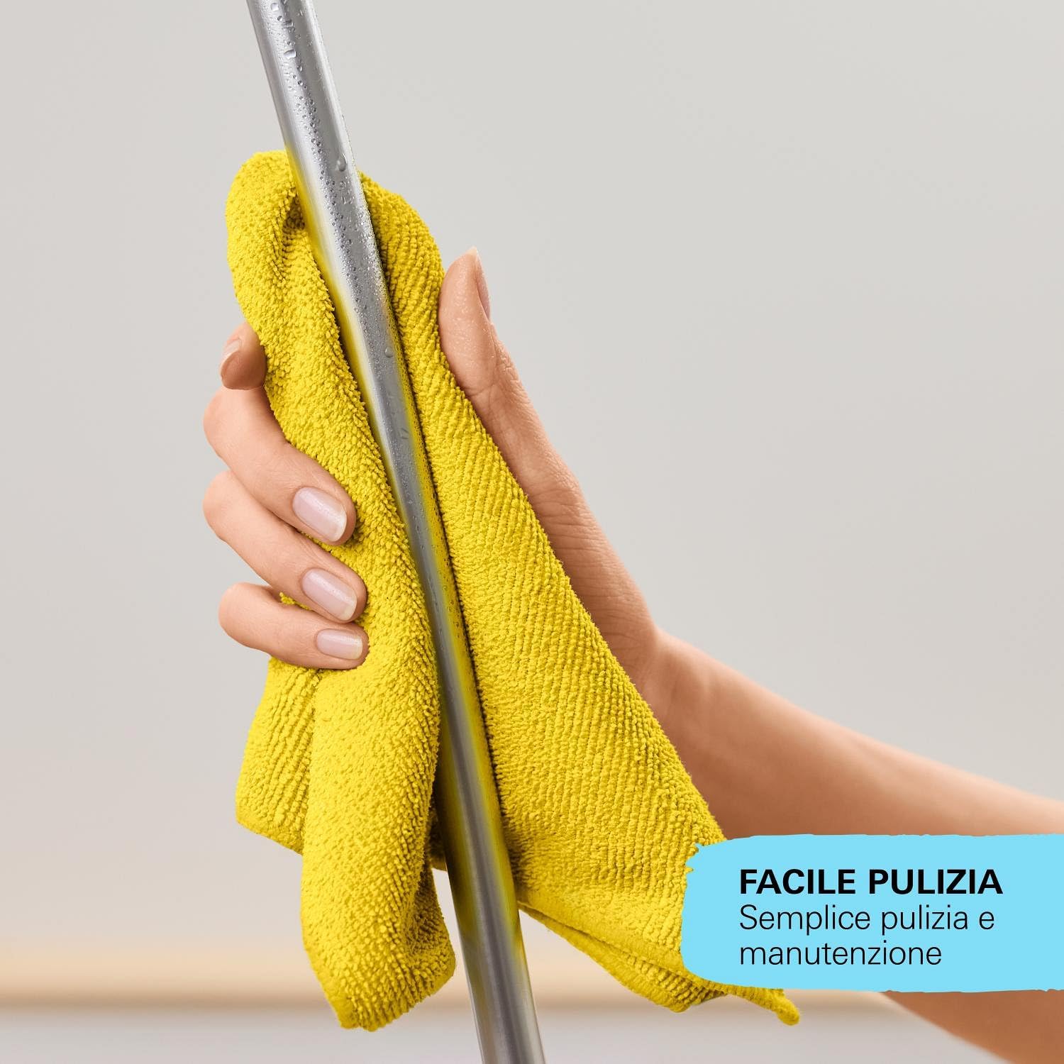 Detalle de GROHE QUICKFIX VitalioFlex Comfort: flessibile doccia in metallo 1500 mm con ProGrip