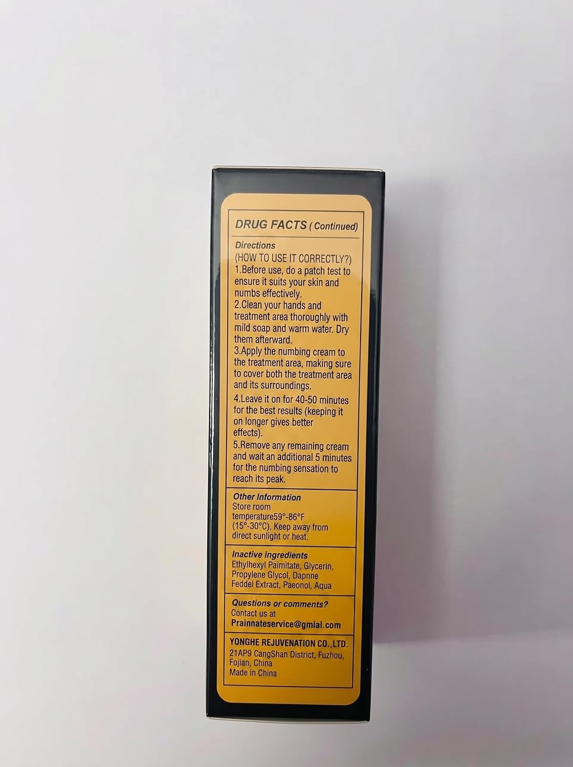 Detalle 2 de Proinnate Numbing Cream Max Strength with Lidocaine, Menthol, Emu Oil and Arnica