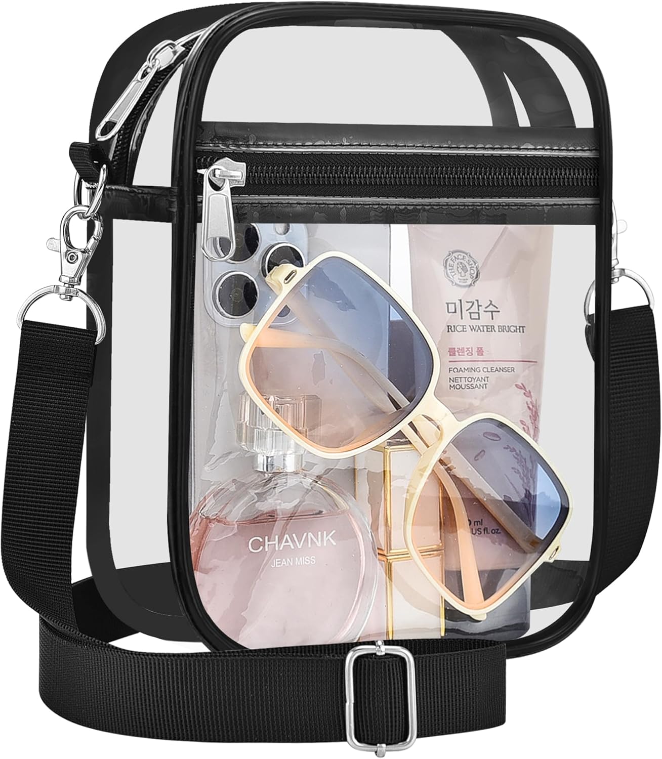Thumbnail 6 de Busiuw Clear Stadium Event Bag (6 x 7.5 x 3 in) for Sports Fans