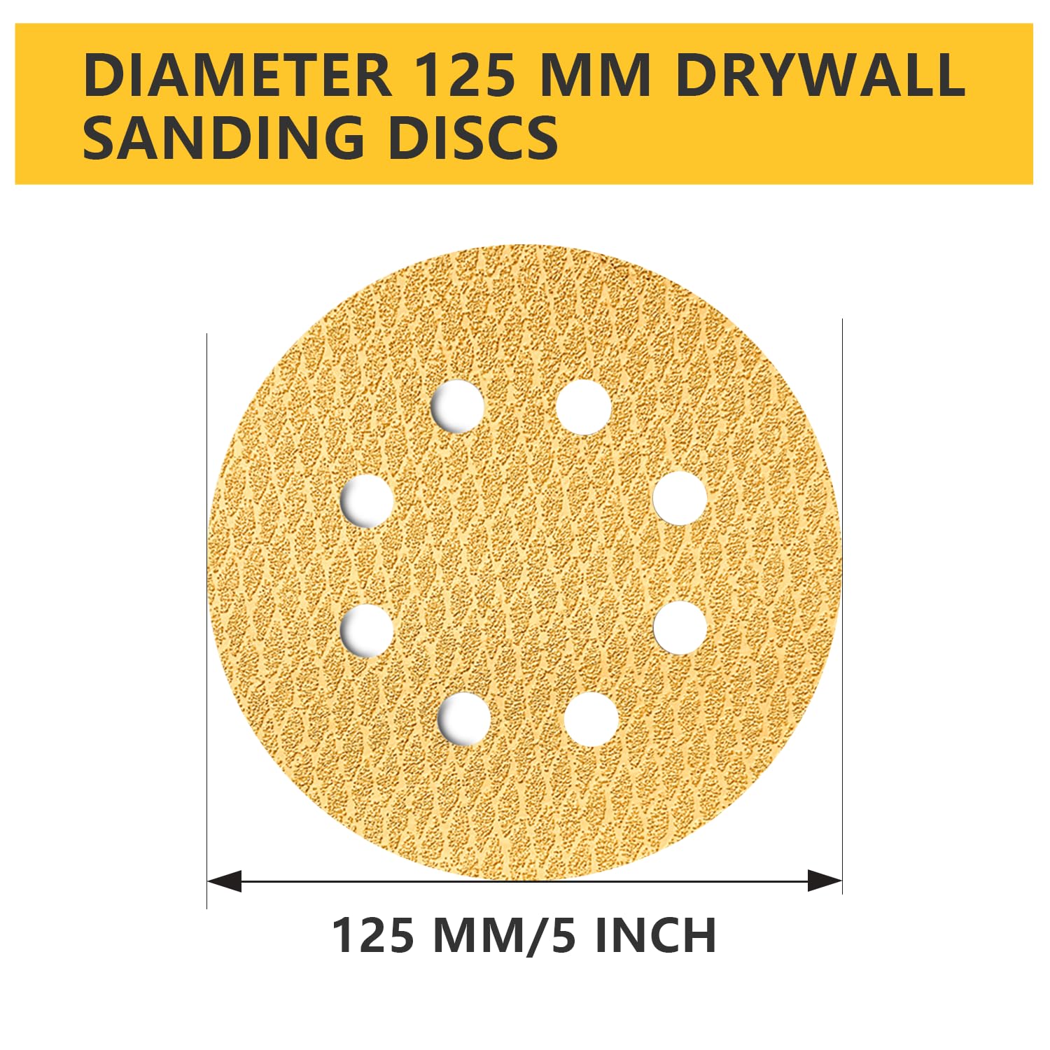 Thumbnail 1 de GZKTY Schleifpapier 125mm Klett Set – 240 Stück, 8 Körnungen (40–240) für Holz & Metall