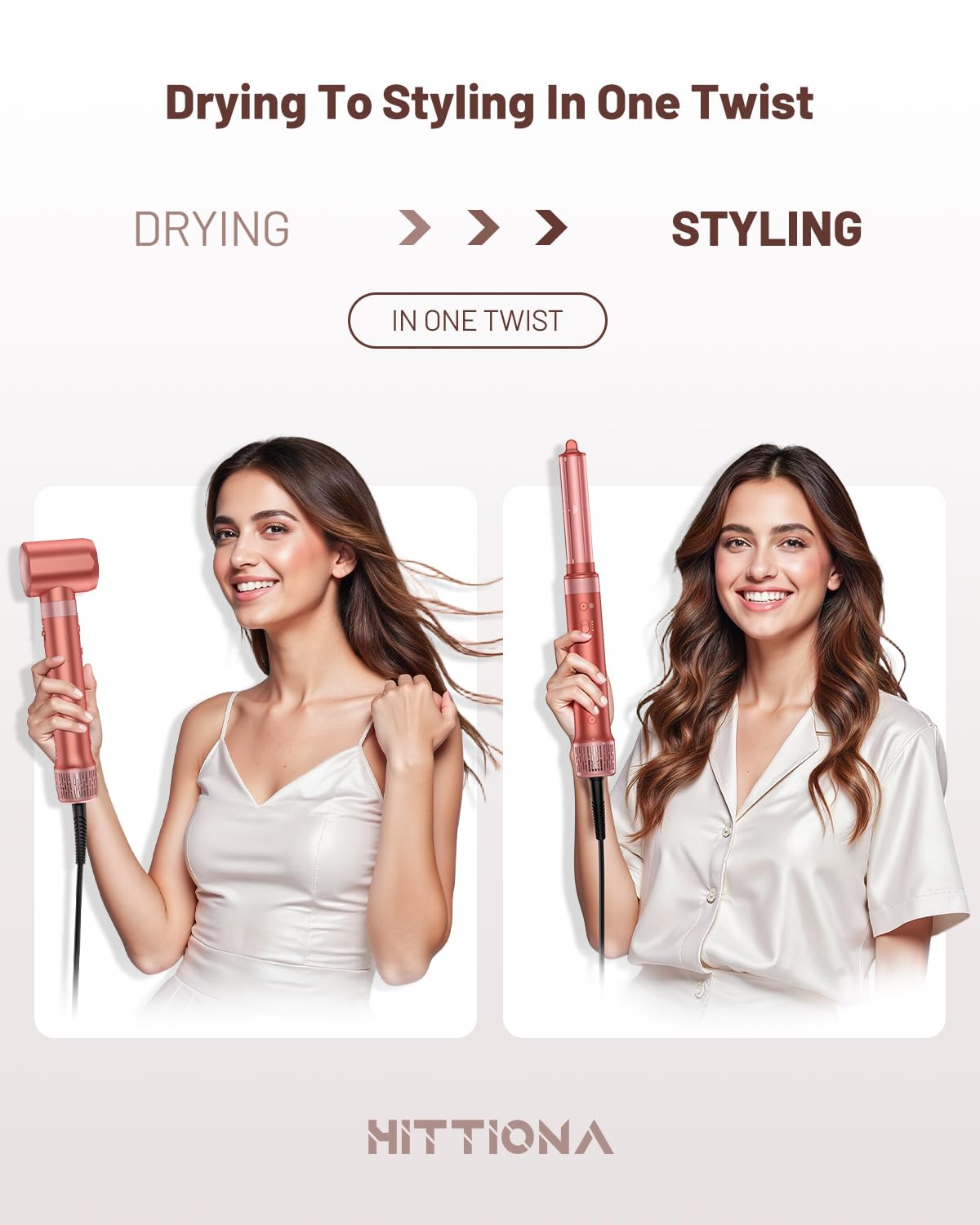 Thumbnail 3 de HITTIONA Airstyler 5‑in‑1 Haartool – Auto‑Lockenstab