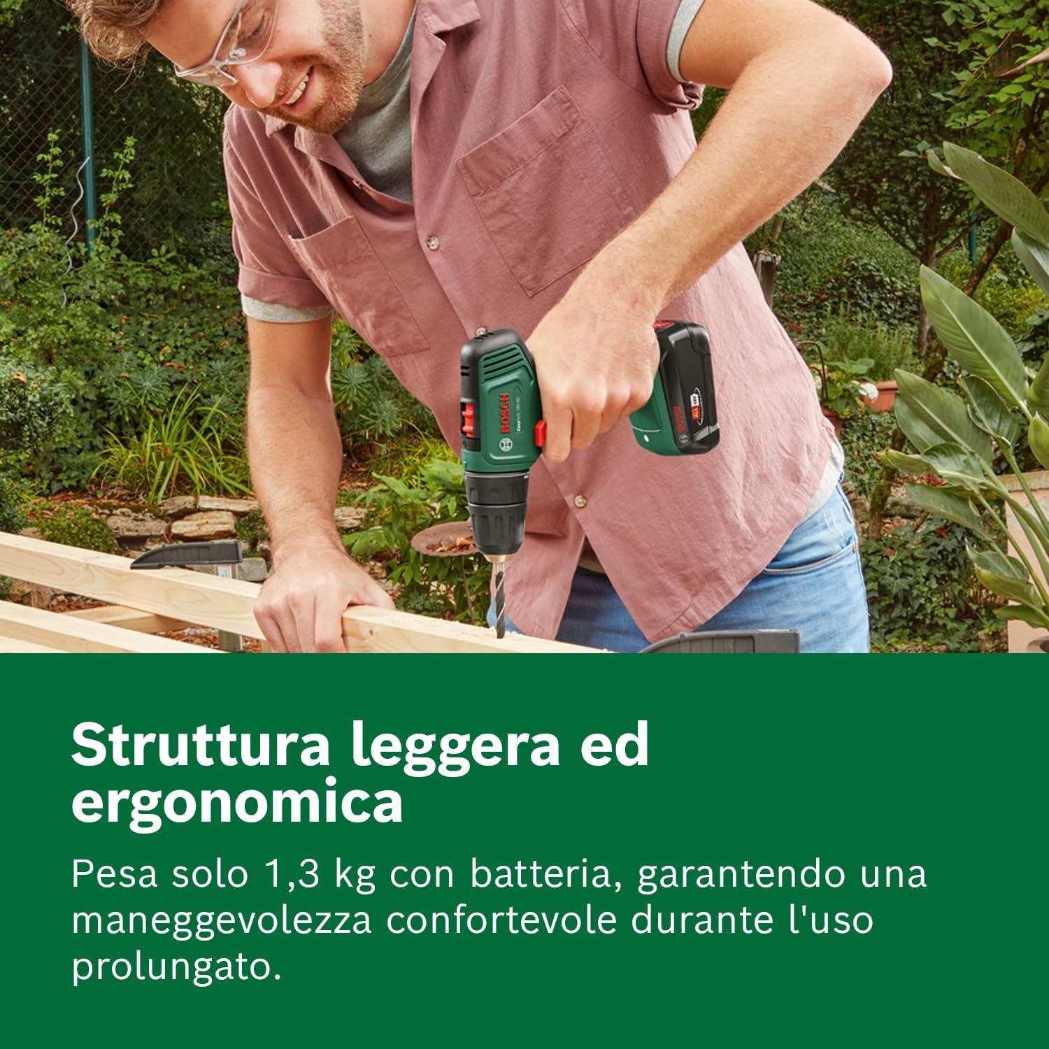 Thumbnail 4 de Bosch Home and Garden EasyDrill 18V-40 06039D8004 trapano avvitatore a batteria in custodia