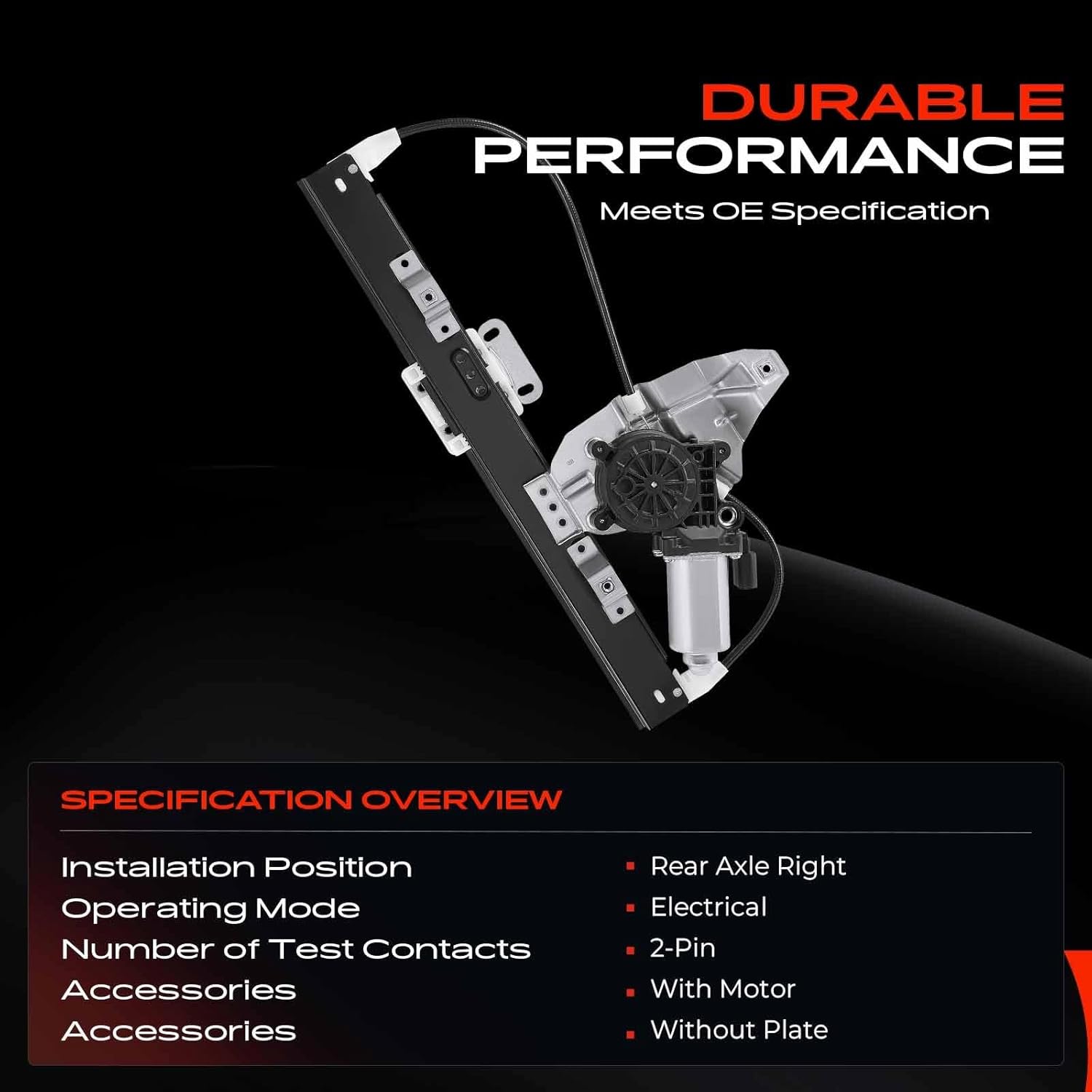 Detalle de Frankberg Window Regulator with Motor Rear Right for Freelander L314 LN SUV (1998–2006) CVH101202