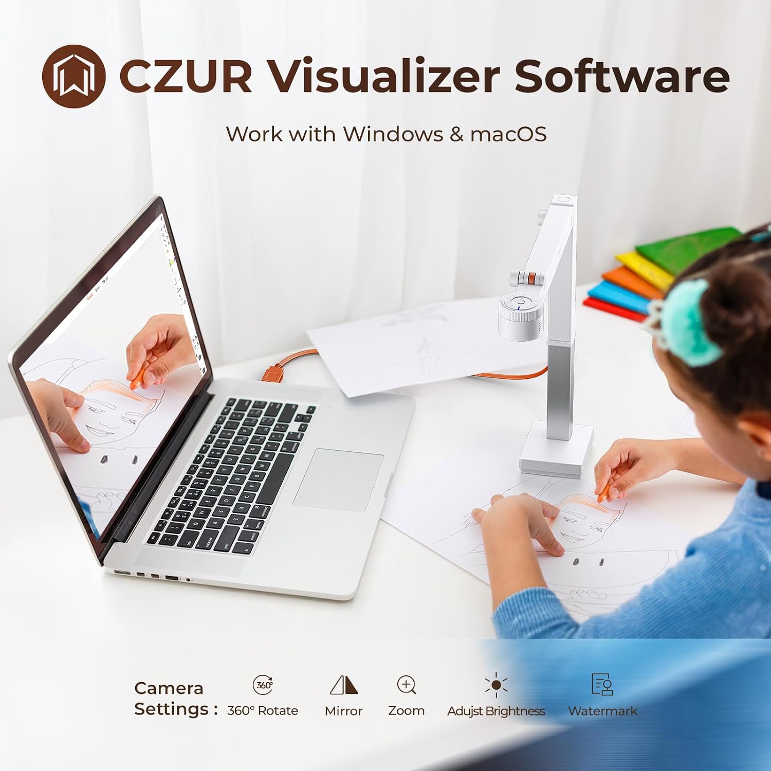 Detalle 1 de CZUR Fancy S Pro 12 MP per documenti 4K