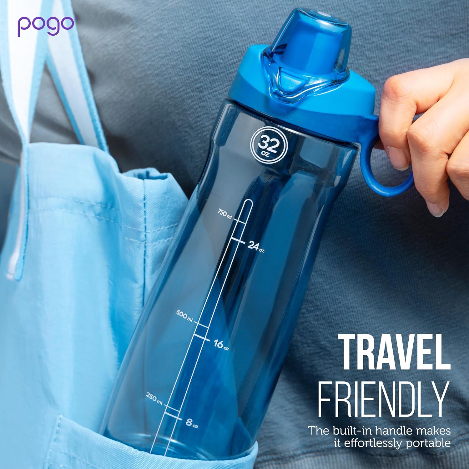 Thumbnail 6 de Pogo Tritan Water Bottle 18 oz
