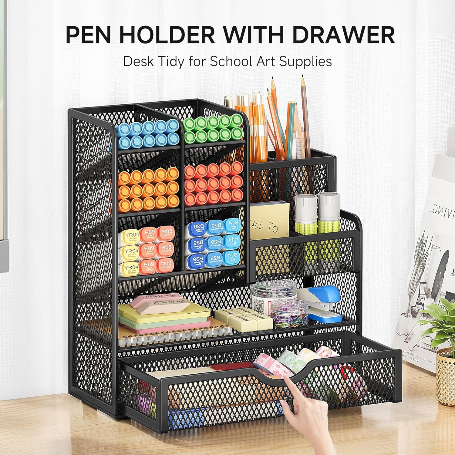 Thumbnail 4 de VITVITI Mesh 5‑Tier Desk Organiser