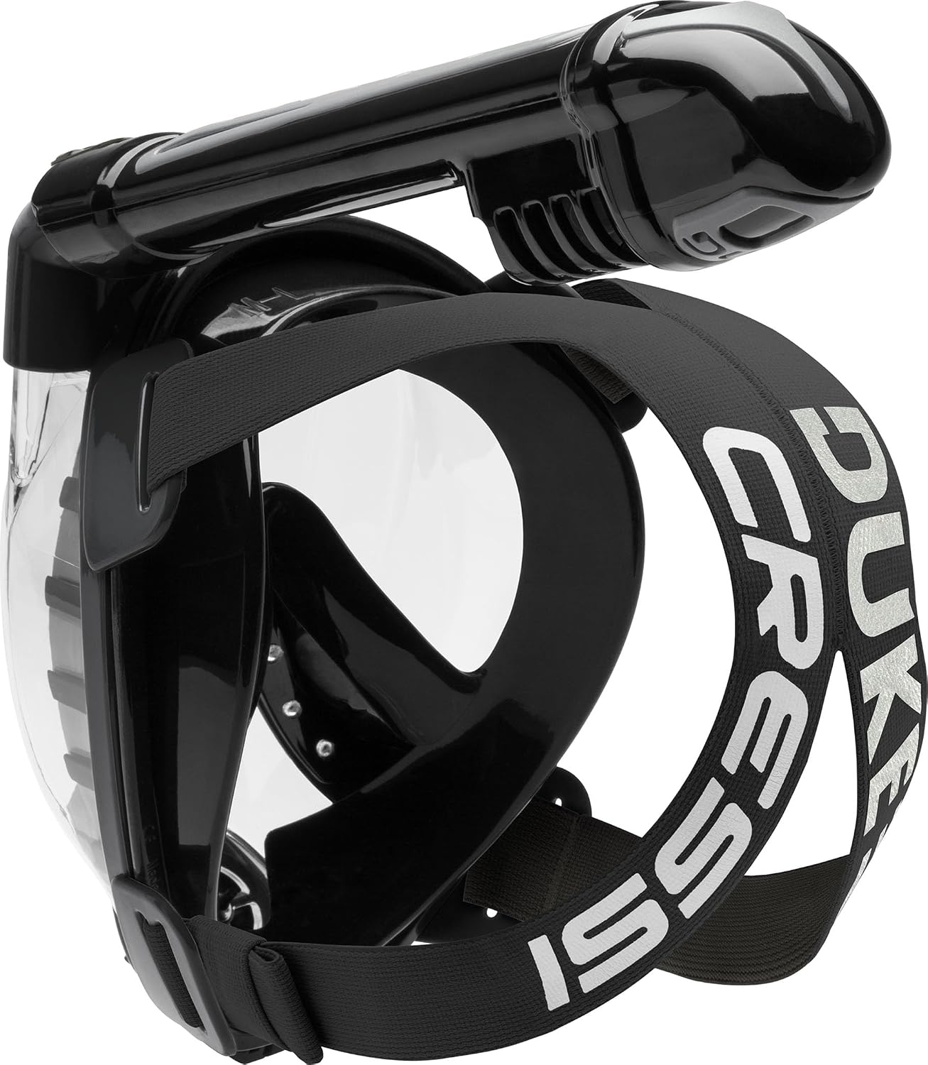 Detalle 1 de Cressi Duke Action helmask för snorkling, S/M, härdat dubbelglas och kamerafäste
