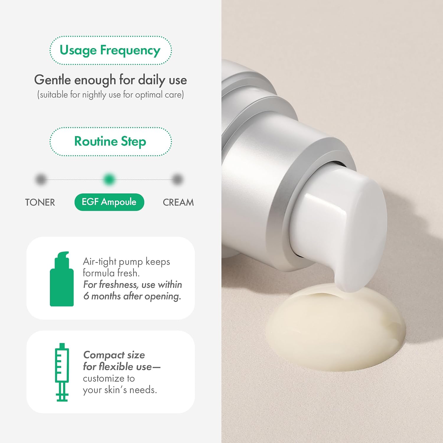 Thumbnail 5 de Easydew DW-EGF Melatoning Ampoule 1.01 fl oz