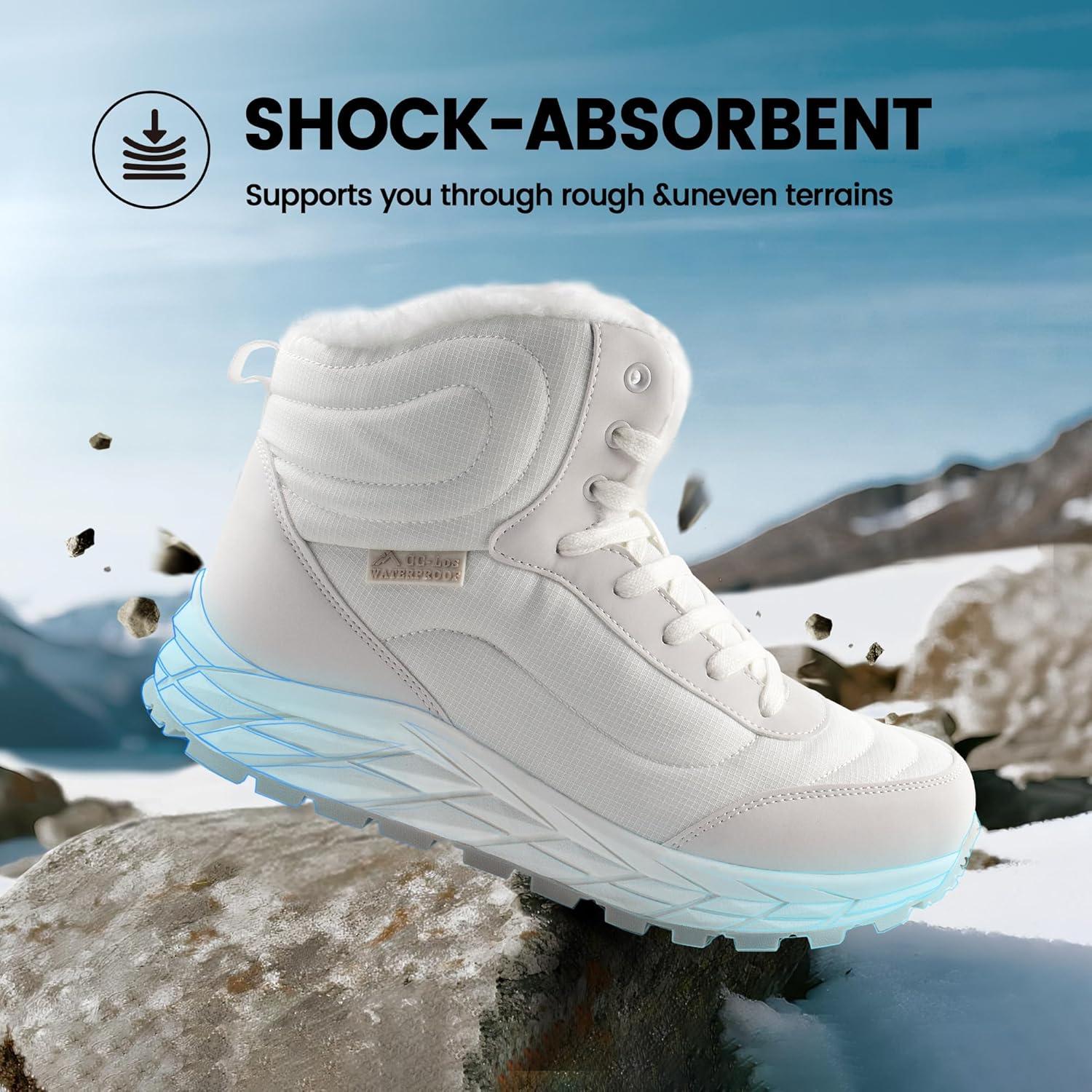 Thumbnail 5 de CC-Los Women's Waterproof Winter Walk Boots | Lightweight Hiking Snow Warm Boot