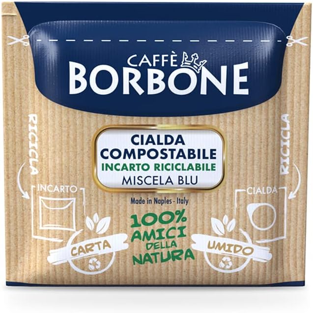 Detalle 2 de Caffè Borbone Cápsulas Compostables Azul - 100 Cápsulas