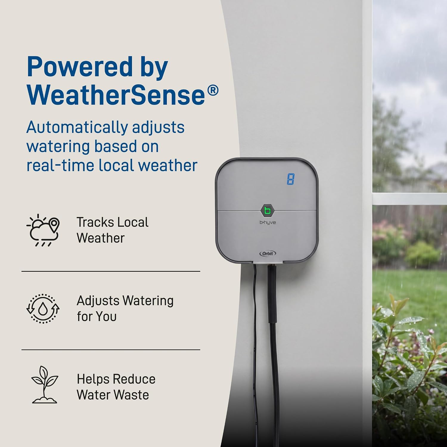 Detalle 2 de Orbit smart sprinkler controller, 8-zone