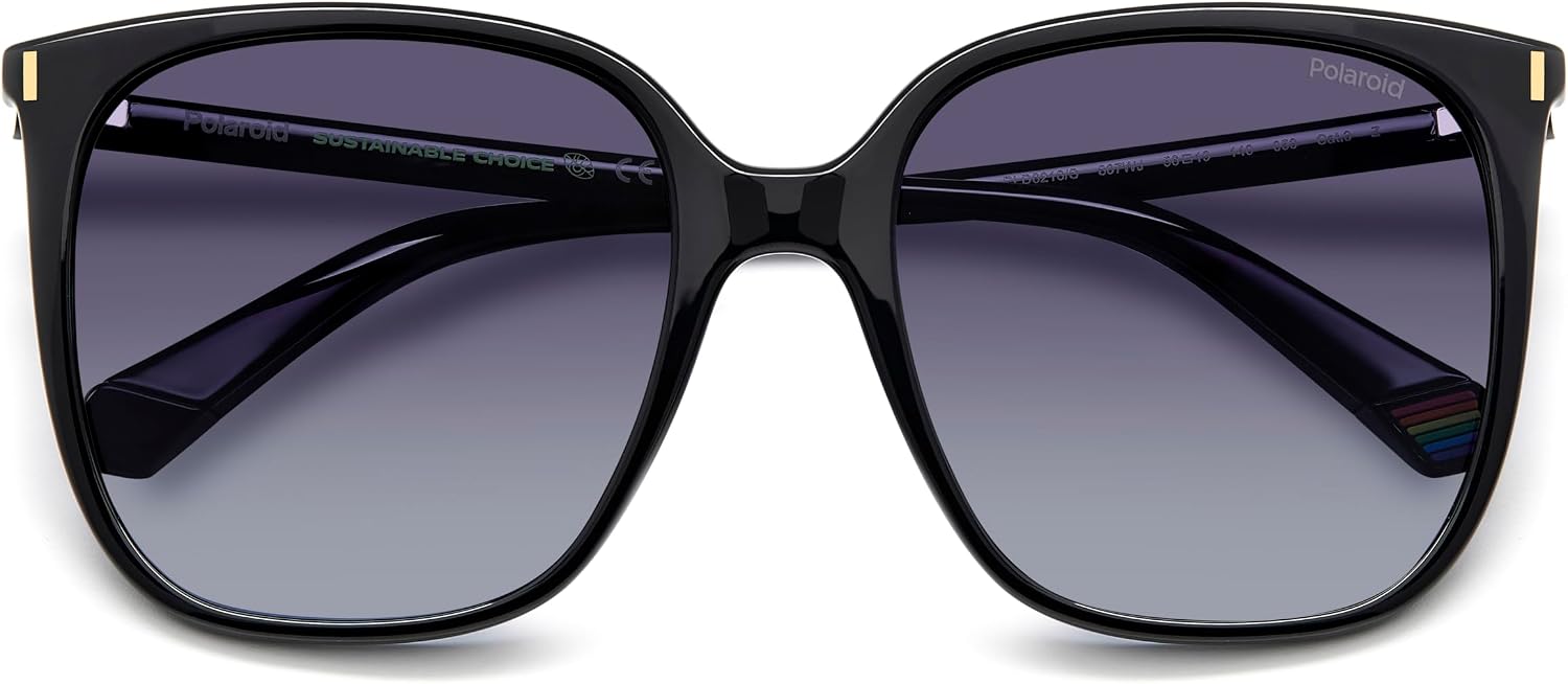 Detalle de Lunettes de soleil Polaroid unisexes PLD 6218/S en black