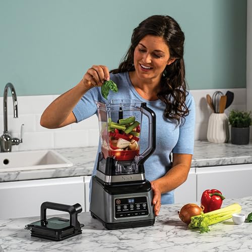 Detalle de Ninja 3-in-1 Food Processor & Blender 1200W BN800UK: Black