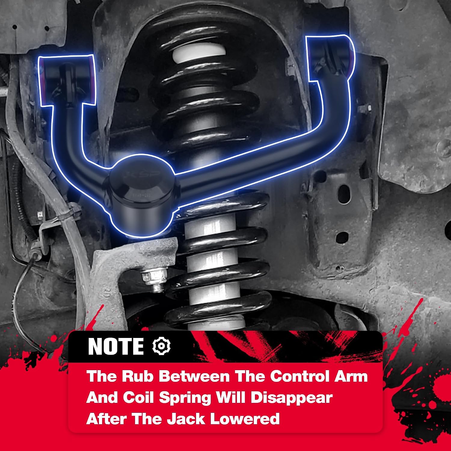 Thumbnail 3 de KSP V2.0 Upper Control Arm Suspension Kit 2" lift