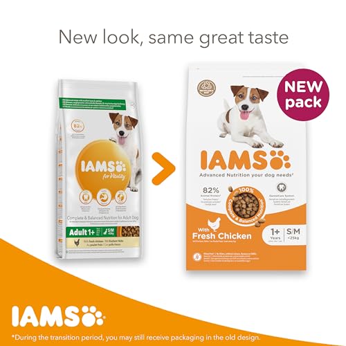 Thumbnail 2 de IAMS Adult Small Medium Dry Dog Food Chicken 3kg: steady, reliable nourishment for small and medium dogs