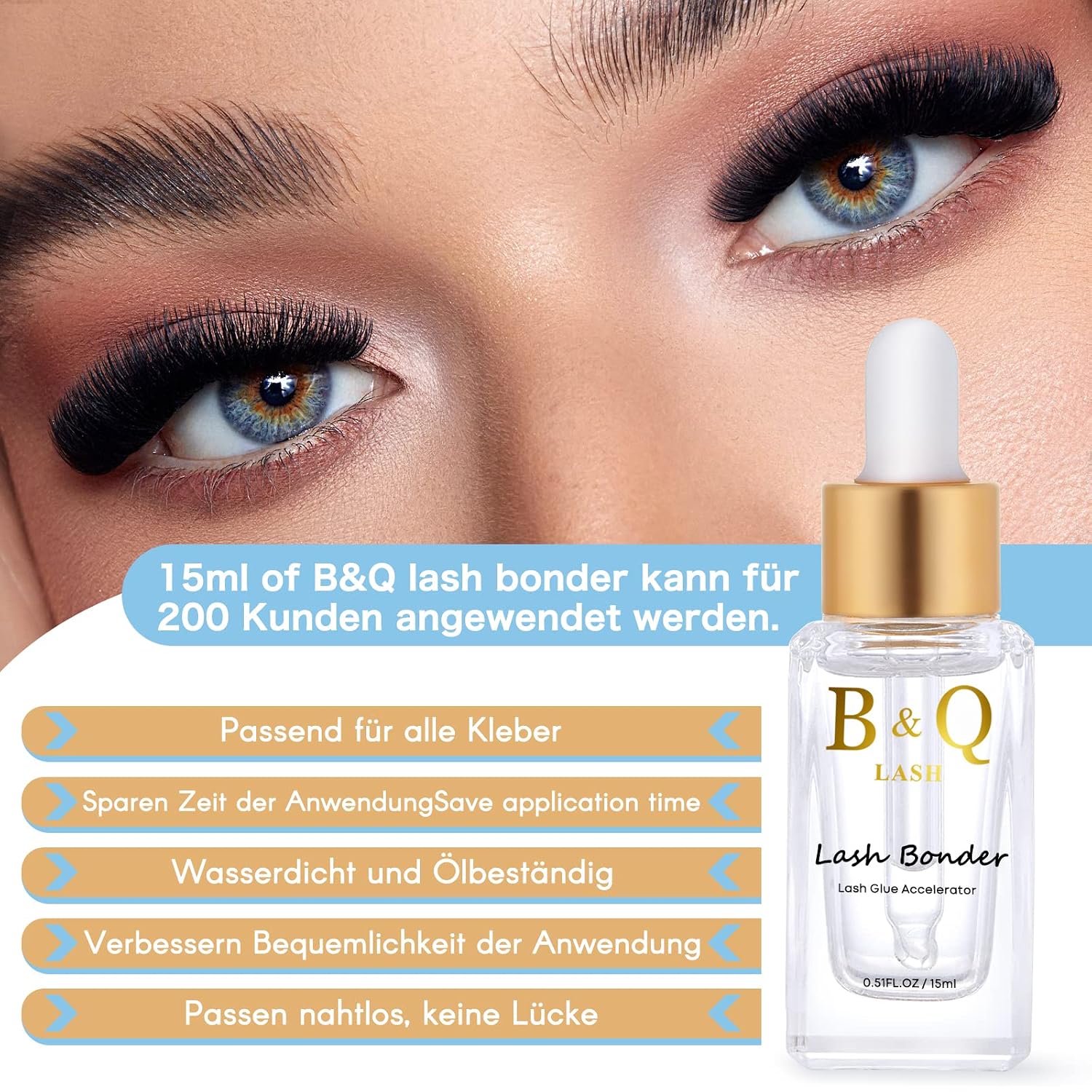 Thumbnail 2 de B&Q LASH Eyelash Bonder 15 ml