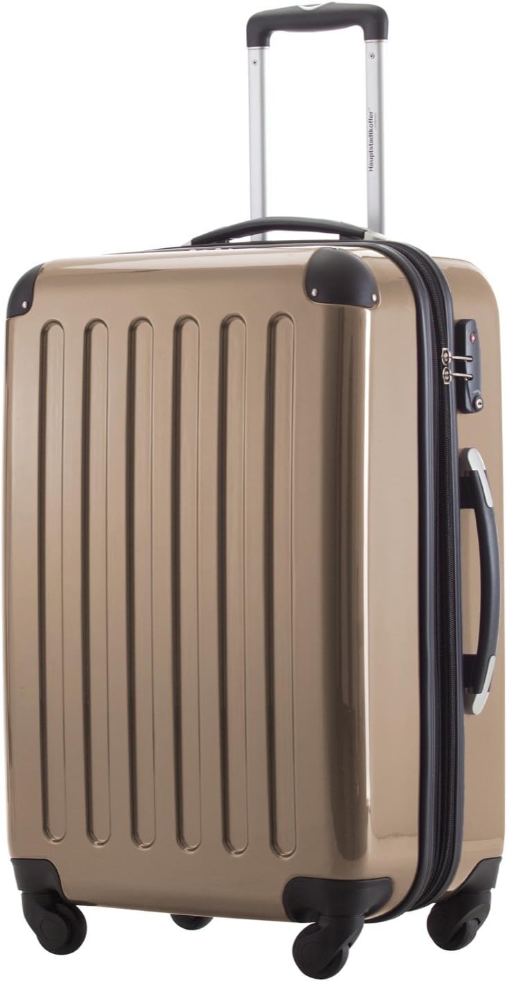 Detalle de HAUPTSTADTKOFFER Valigia Rigida Alex TSA 65 cm – 74 L, Champagne