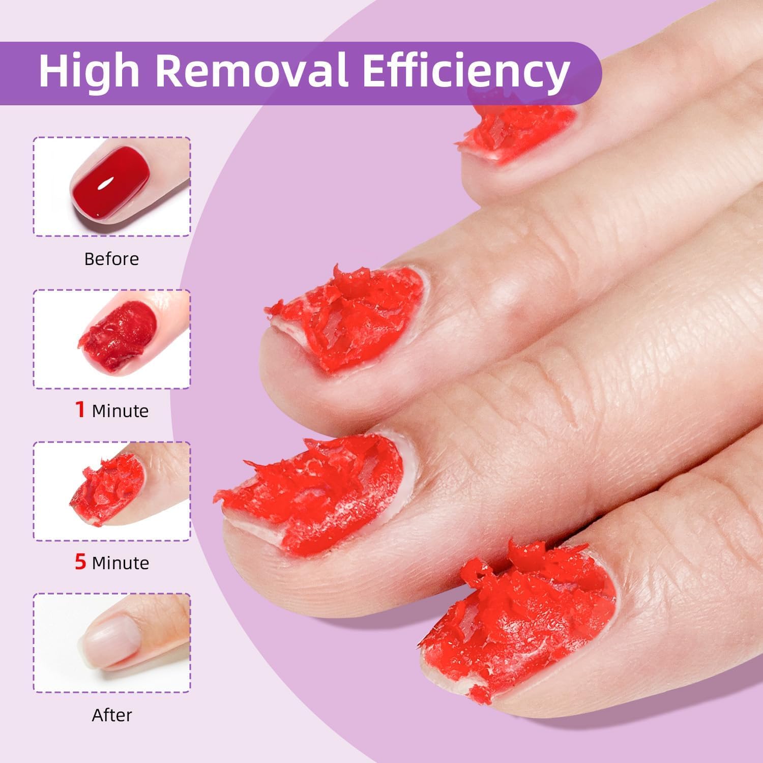 Thumbnail 2 de JODSONE Dissolvant vernis semi‑permanent pour gel, 18 ml — s’élimine sans trempage
