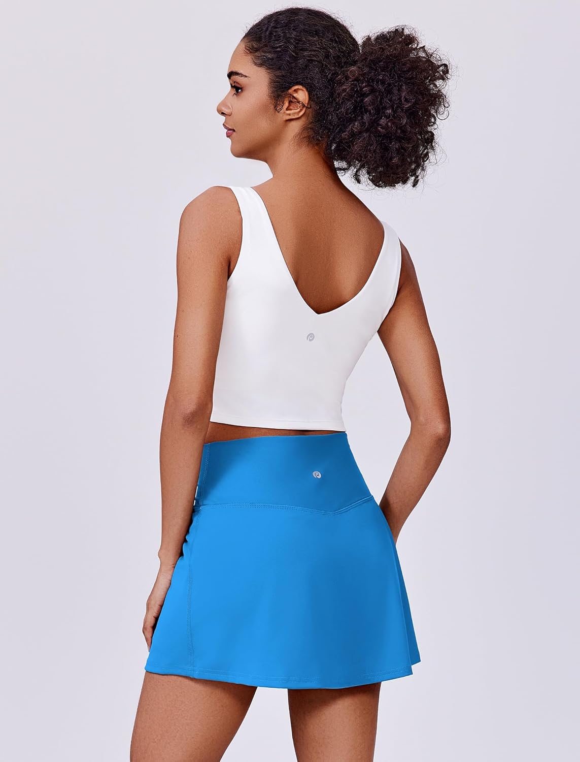 Thumbnail 1 de PINSPARK Women’s Tennis Skirt High Waisted Golf Skort with 2 Pockets – Stretchy Athletic Showpiece for Tennis, Pickleball, and More