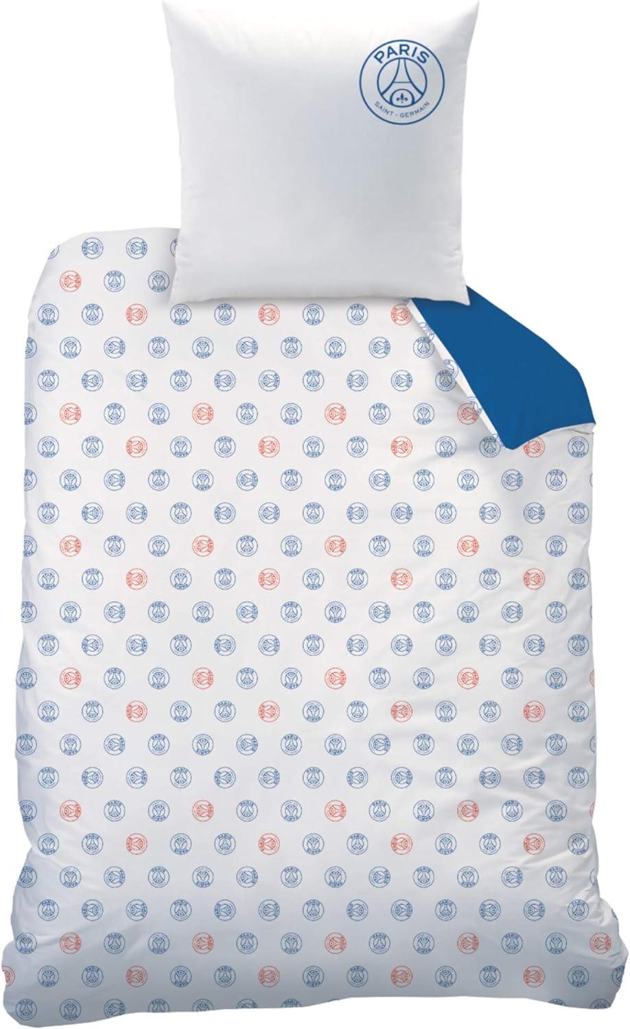 Thumbnail 1 de CTI PSG Classic parure de lit enfant 100% coton imprimé Garçon (housse 140x200 + taie 63x63)