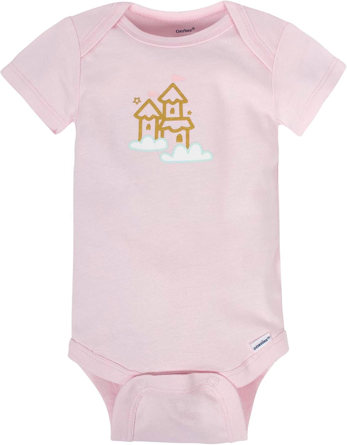 Detalle de Gerber Baby Girls 8-pack Short Sleeve Onesies Bodysuits – Practical Everyday Essentials