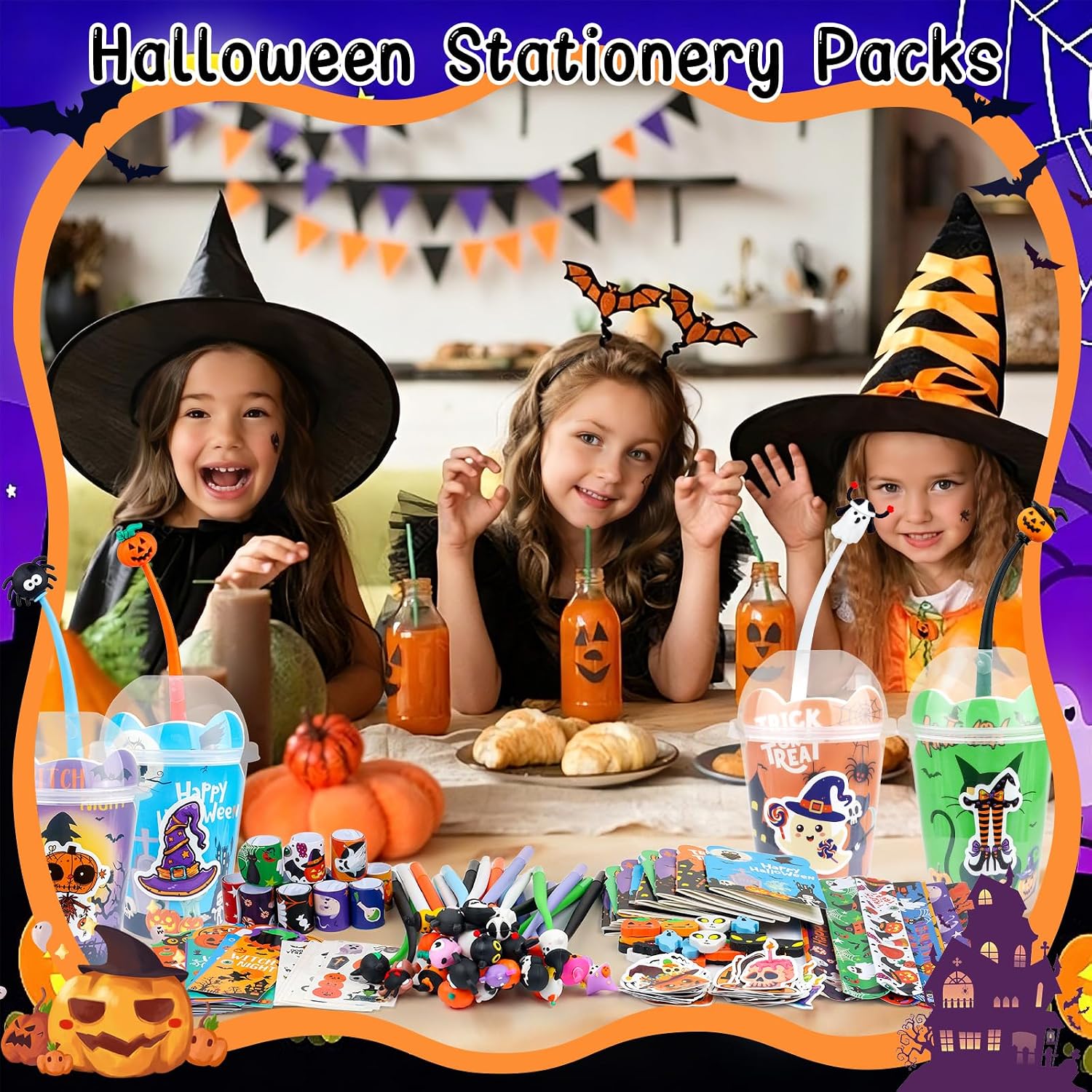 Thumbnail 6 de Halloween Stationery Party Favour Set, 12-Pack