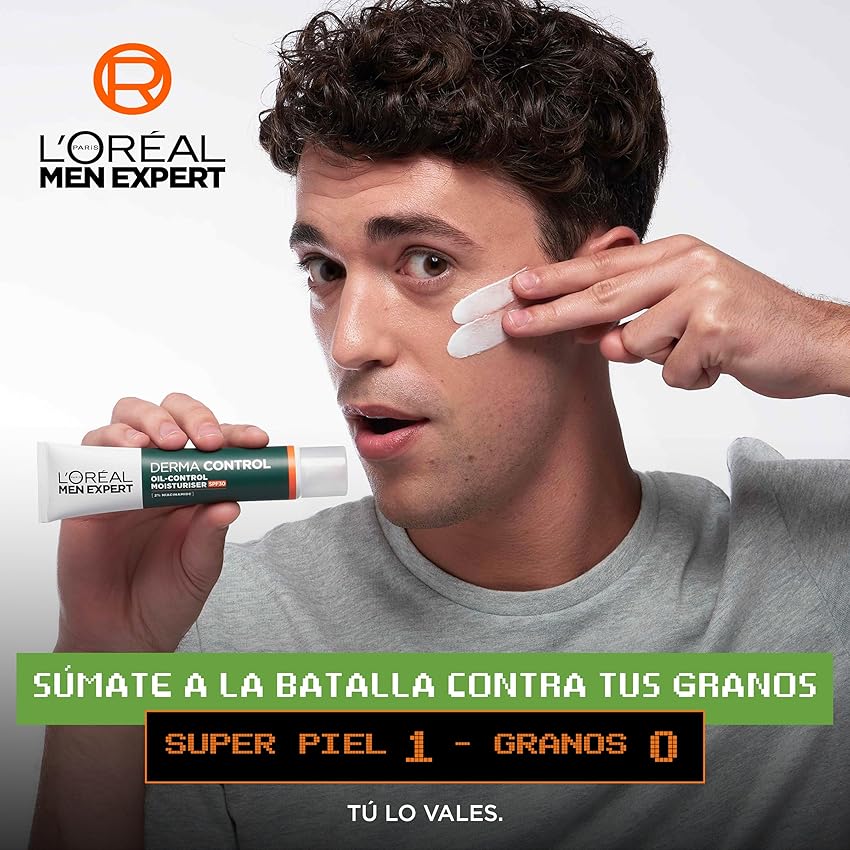 Detalle 2 de L'ORÉAL Paris Men Expert Derma Control Crema hidratante SPF30 50 ml