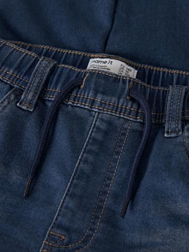 Detalle de NAME IT Boy Jeans Slim Fit Sweat – Jogger-Jeans mit Kordelzug, Baumwolle-Mix