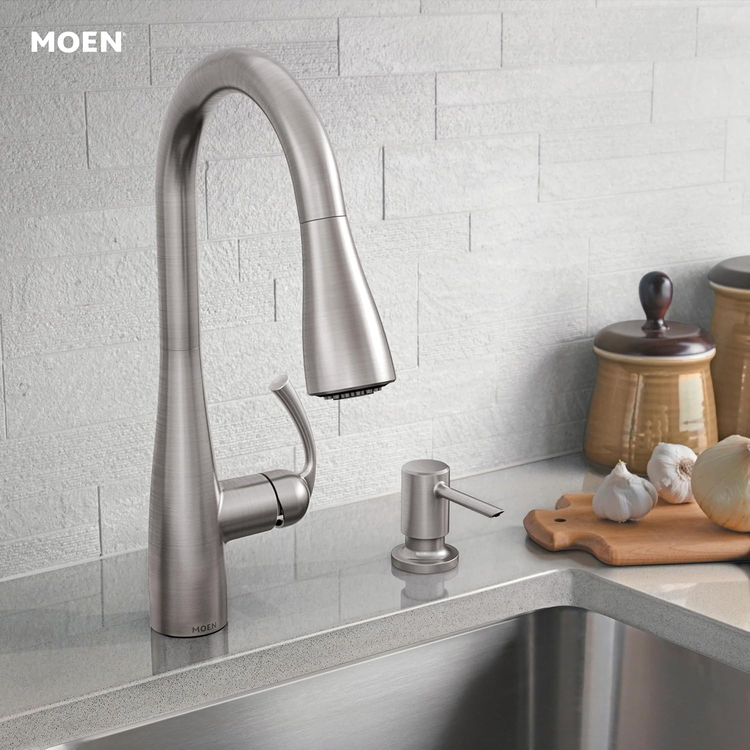 Detalle 2 de Moen 87014SRS Pulldown Faucet 50% 🚰