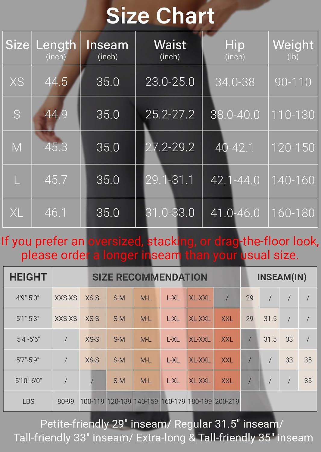 Thumbnail 4 de YEOREO Straight Training Leggings 31.5"