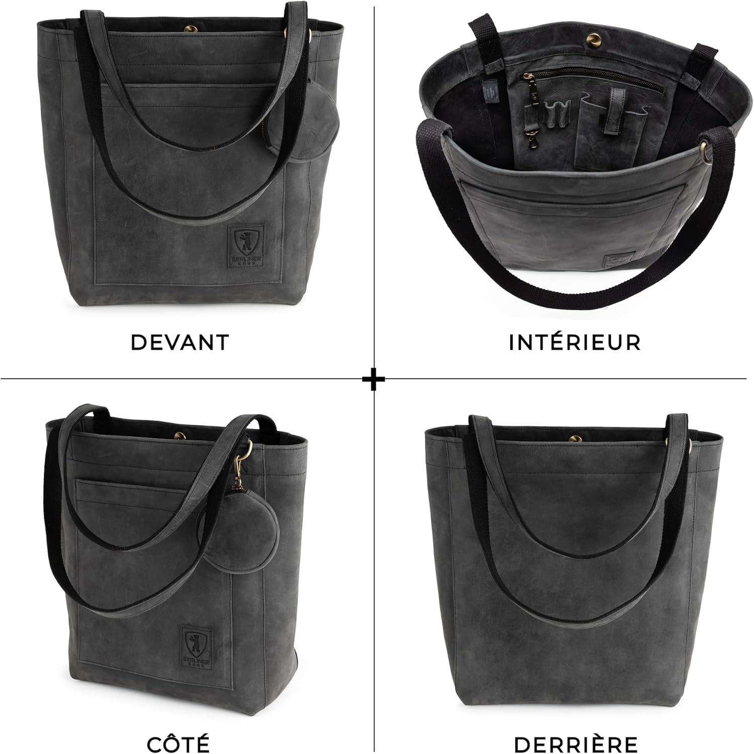 Thumbnail 4 de Berliner Bags Seville Sac Cabas 35×40×11 cm